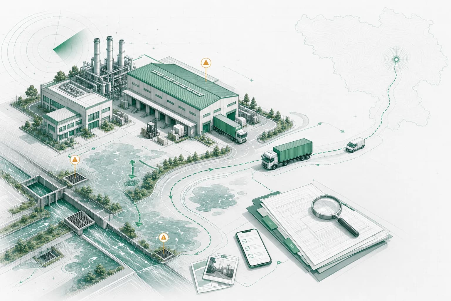Bản vẽ blueprint tổng hợp các nhóm rủi ro địa phương tại Đồng Nai
